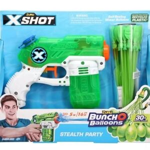 Zuru X Shot Water Gun With 30 Self-sealing Water Balloons. Free Shipping